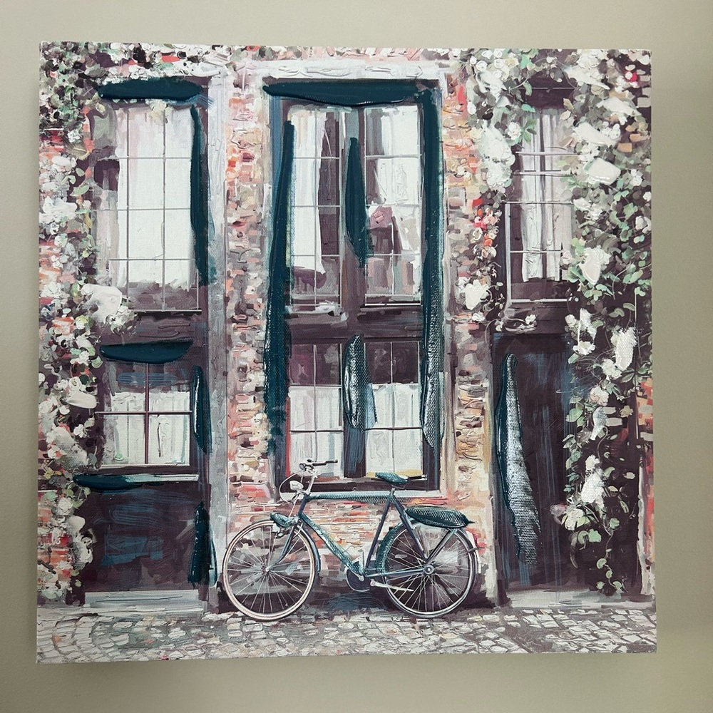 Bicycle canvas art